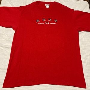 Cincinnati Reds Baseball Tee Shirt Mens Large vintage MLB